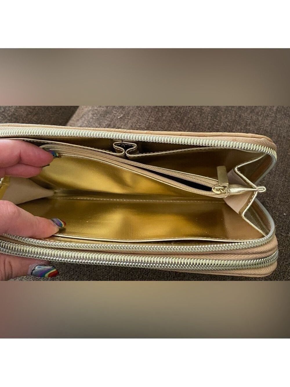 Steve Madden Python Beige Wallet - Picture 15 of 16